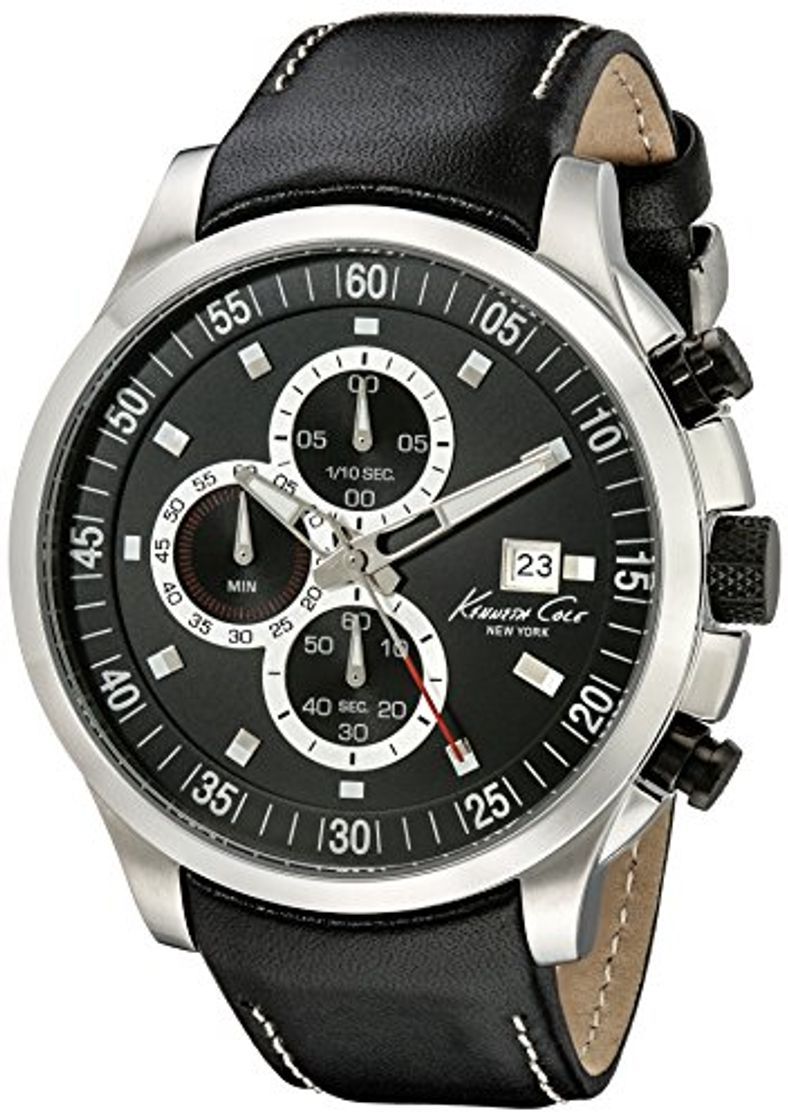 Moda Kenneth Cole Reloj analogico para Hombre de automático con Correa en Piel IKC8093