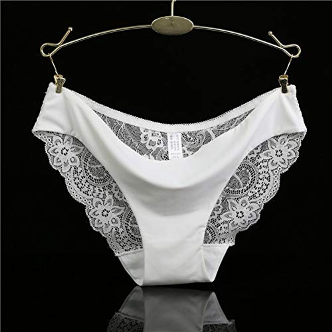 Product SLXHUAFA Bragas Re Señoras De La Ropa Interior De La Mujer Bragas De Encaje De Lujo Calcinha Renda Bragas Atractivas para Las Mujeres Entrepierna Sin Rastro De Calzoncillos De Algodón