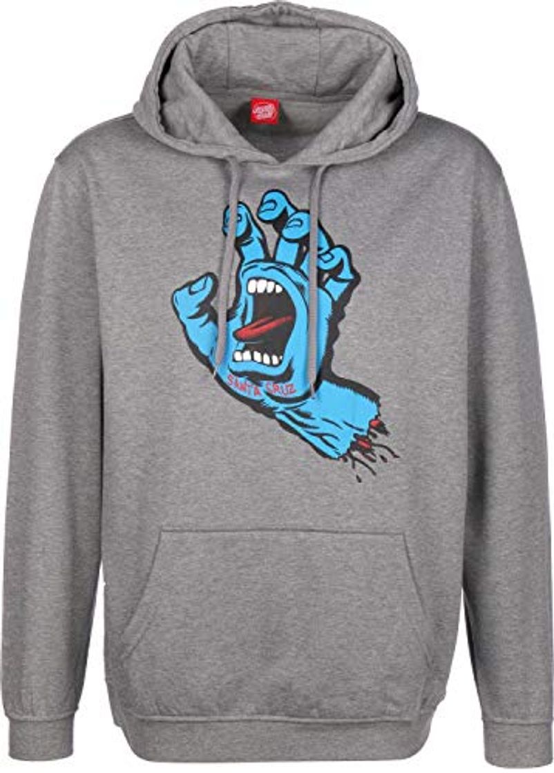 Lugar Sudadera Con Capucha Santa Cruz Fa16 Screaming Hand Dark Heather