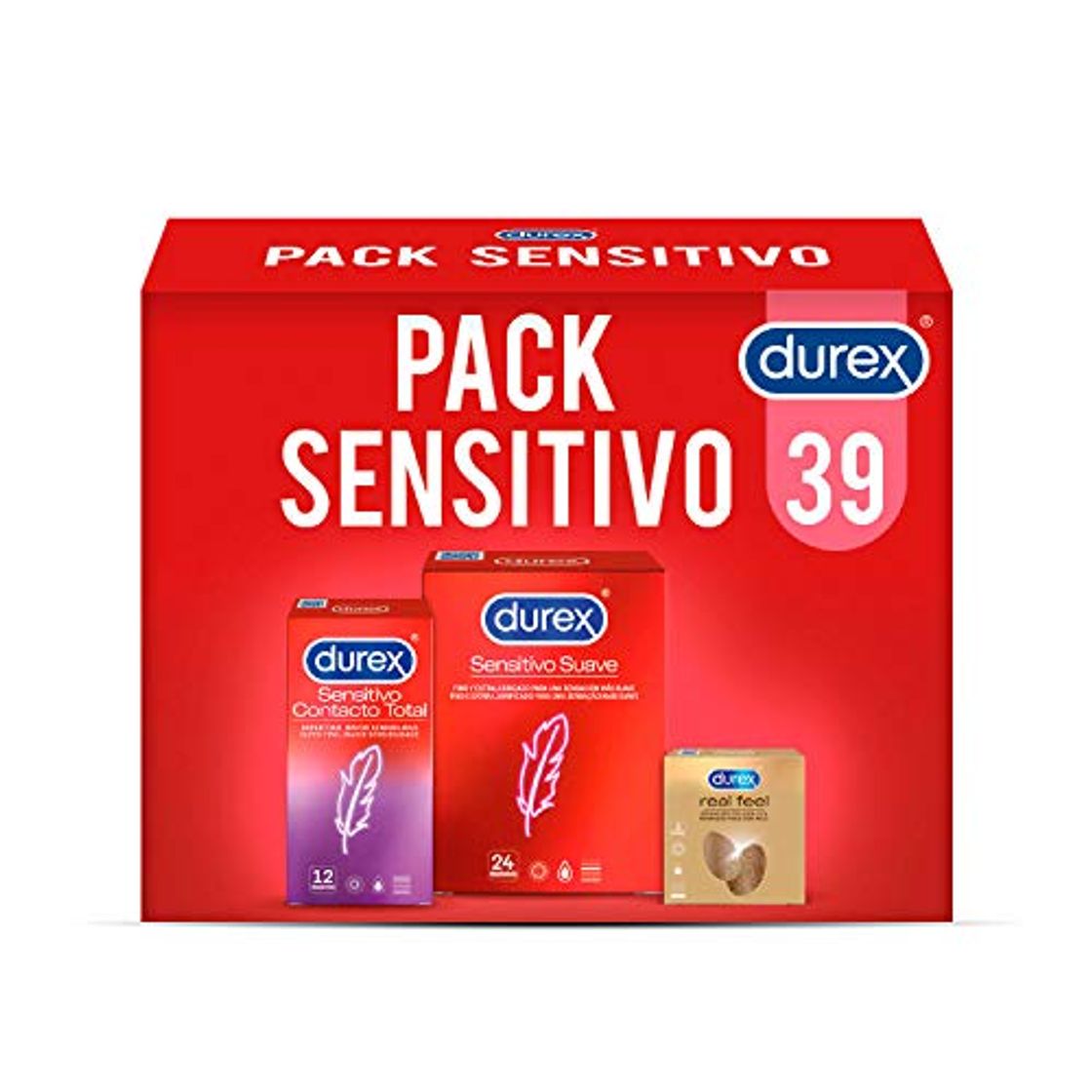 Social Durex Pack Preservativos Sensitivo Suave