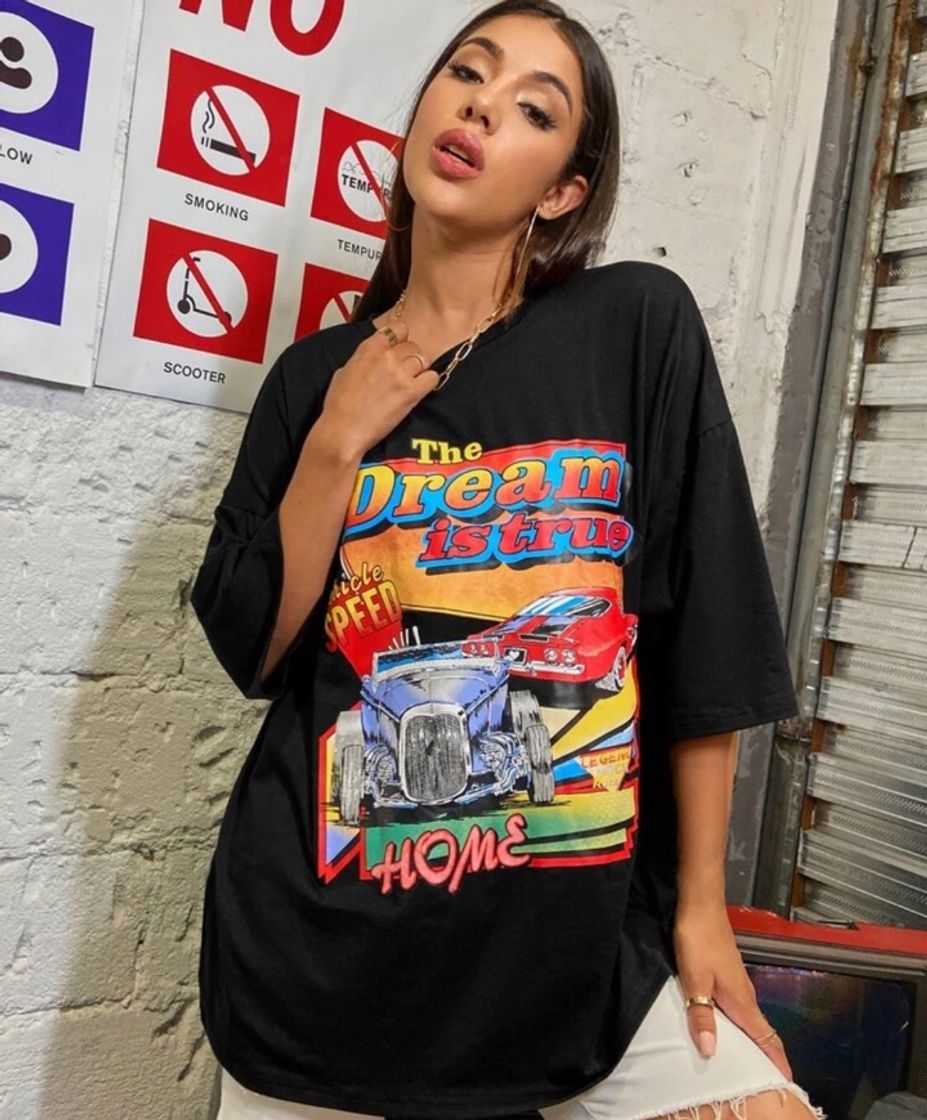 Social Camiseta - Desenho Animado Ocasional 