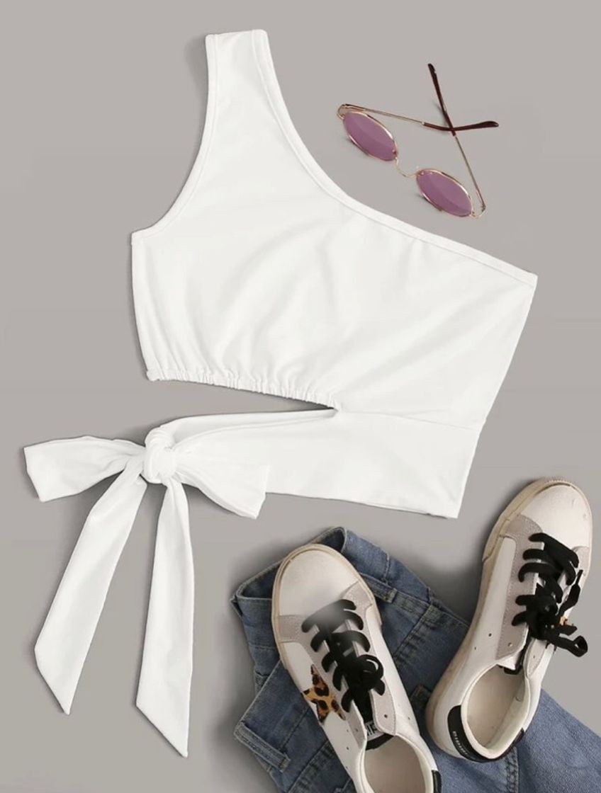 Fashion Crop top branco