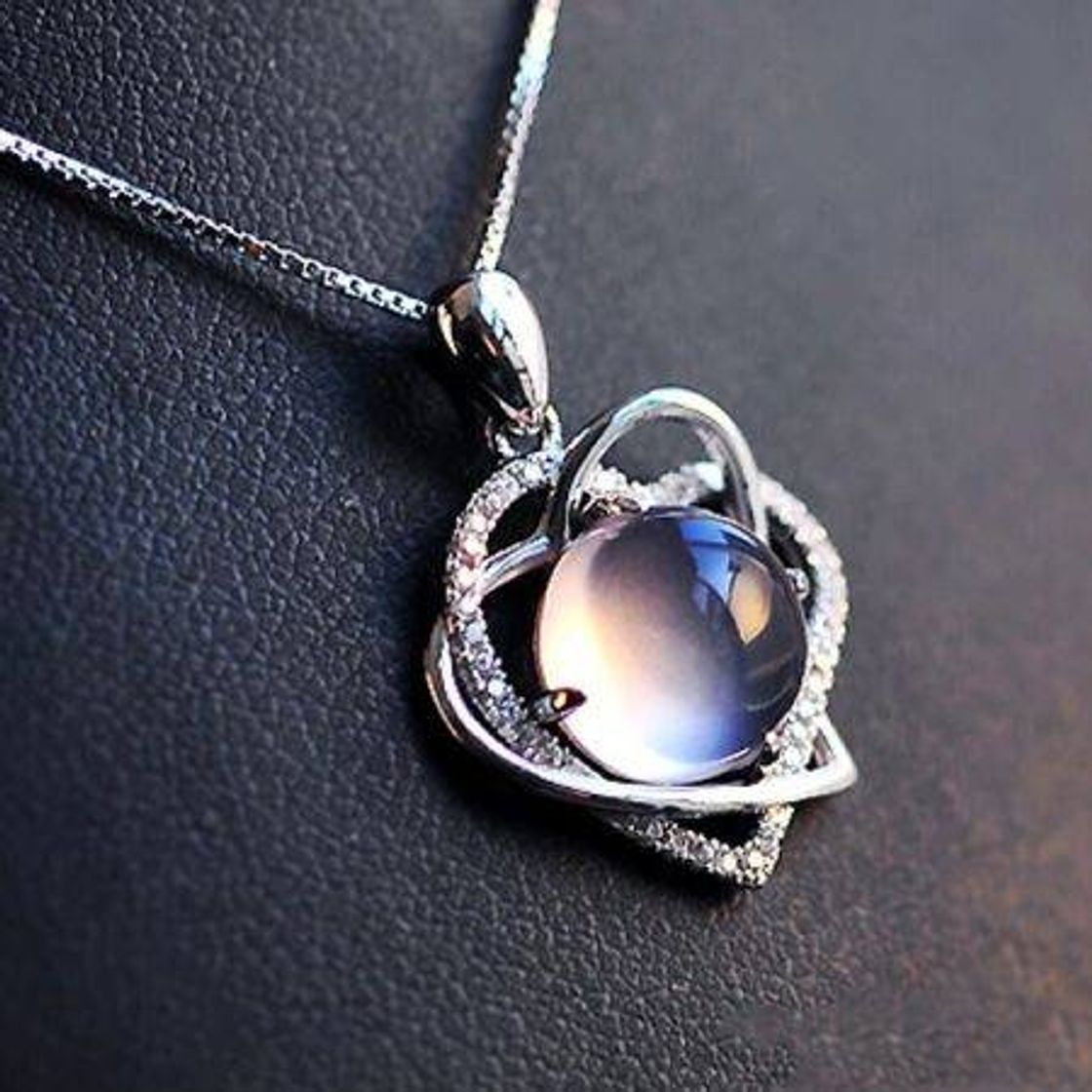 Moda Silver Heart Shape Necklace ❤