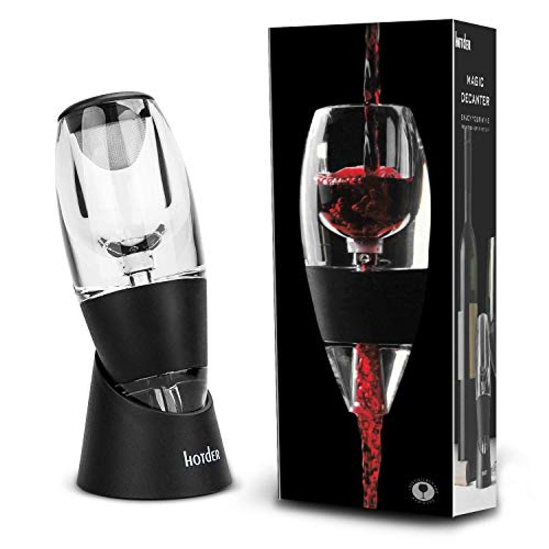 Home Hotder Wine Aireador de Vino Tinto con Base para Vino Tinto