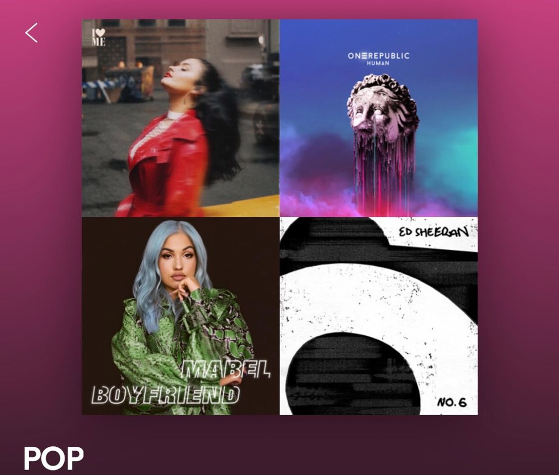 Canción Playlist do pop internacional 