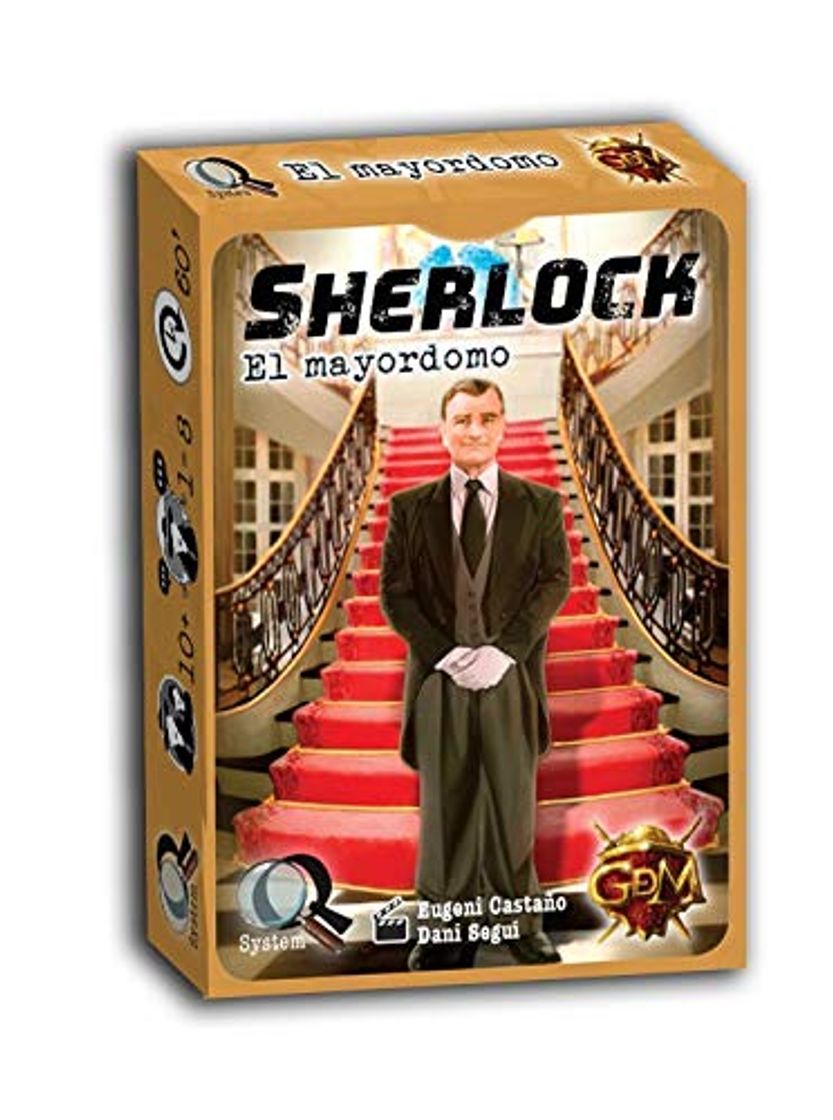 Product GM Games- Sherlock: el mayordomo Juego de investigación, Color Gris