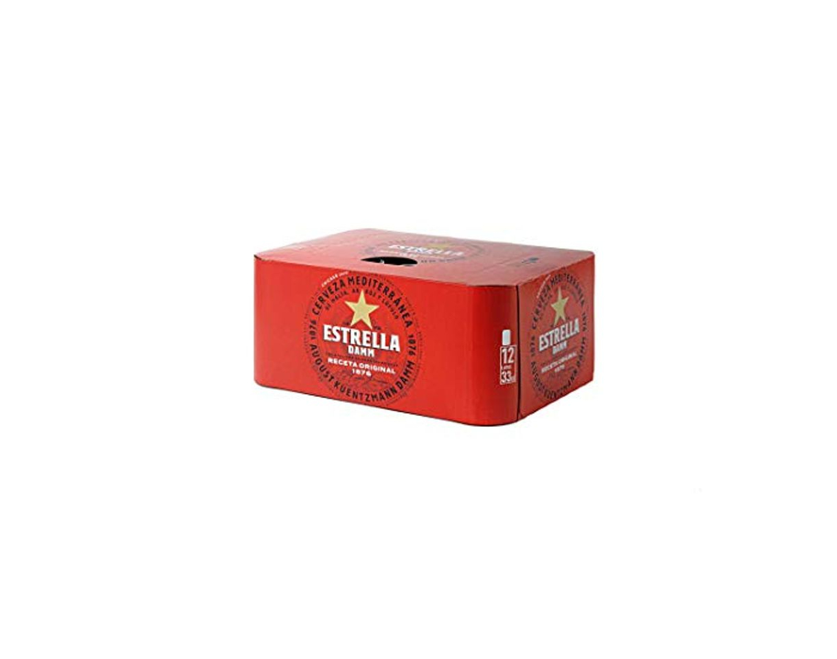 Product Estrella Damm Cerveza - Paquete de 12 x 33 cl - Total