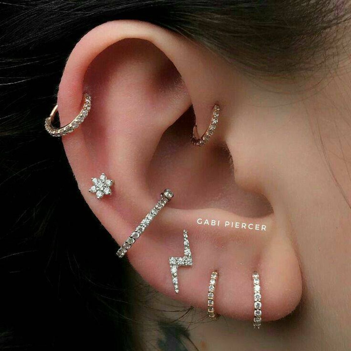 Fashion Piercing na orelha 