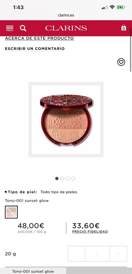 Fashion Bronzing Compact - Clarins