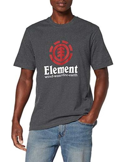Element Vertical SS Camiseta de Manga Corta, Hombre, Gris