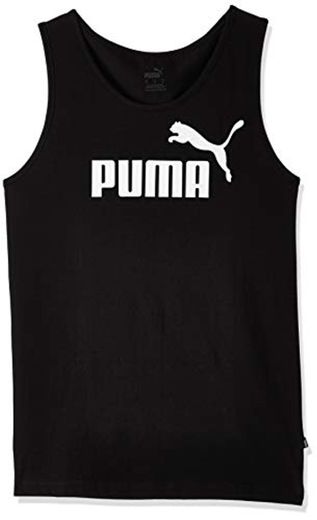 PUMA Essentials Tank Camiseta de Tirantes, Hombre, Negro