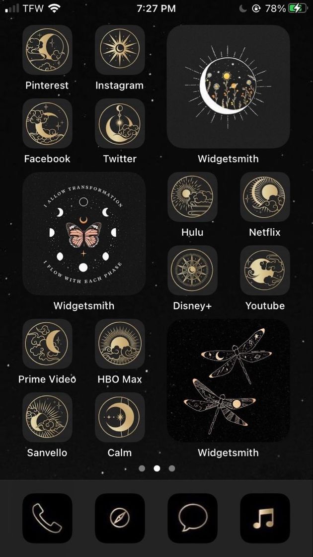 Social 📱ideias de como organizar seu cel📱