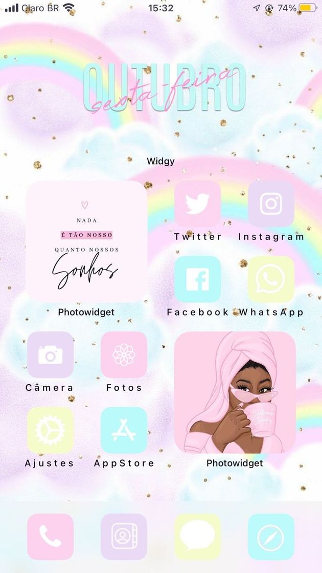 Social 📱ideias de como organizar seu cel📱