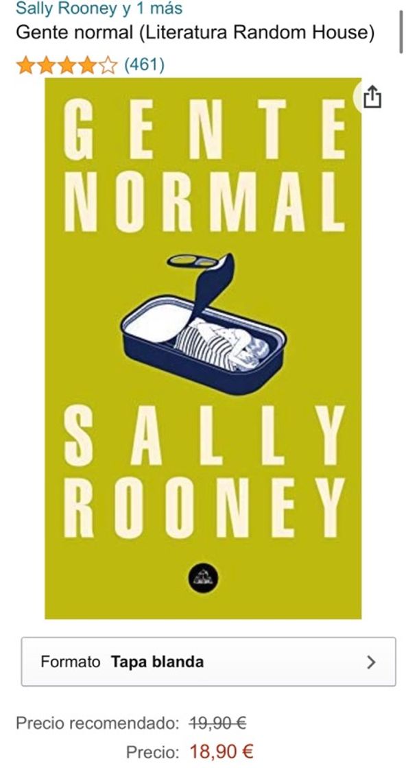 Gente normal / Normal People (Literatura Random House) (Spanish ...