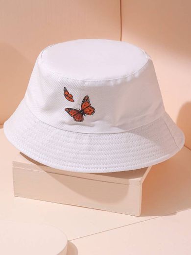 Chapéu da cubeta do teste padrão de borboleta
