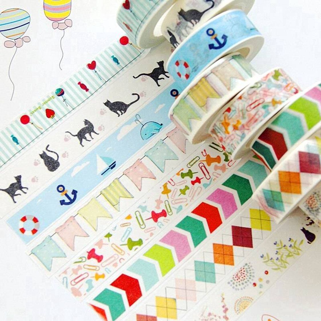 Producto Rolo de Fita Decorativa Washi Tape