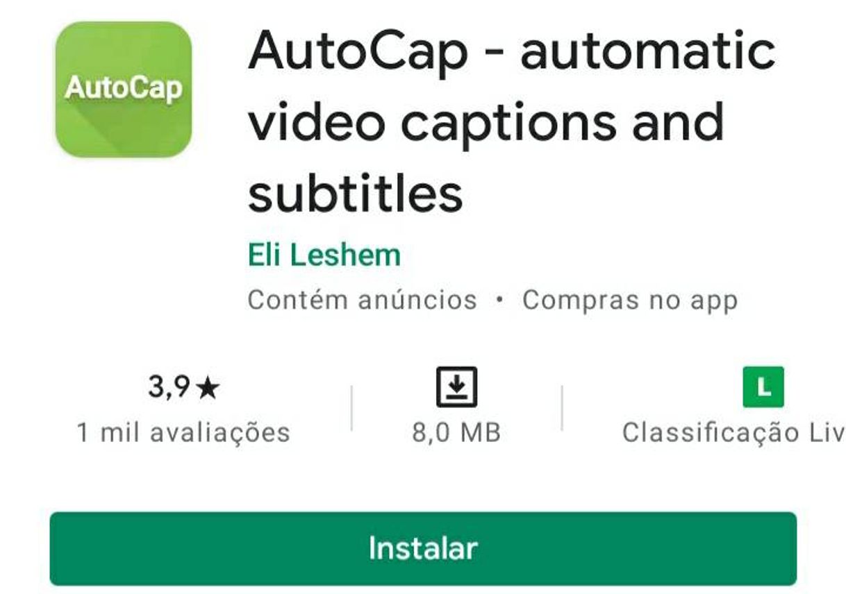 App Para vídeos 