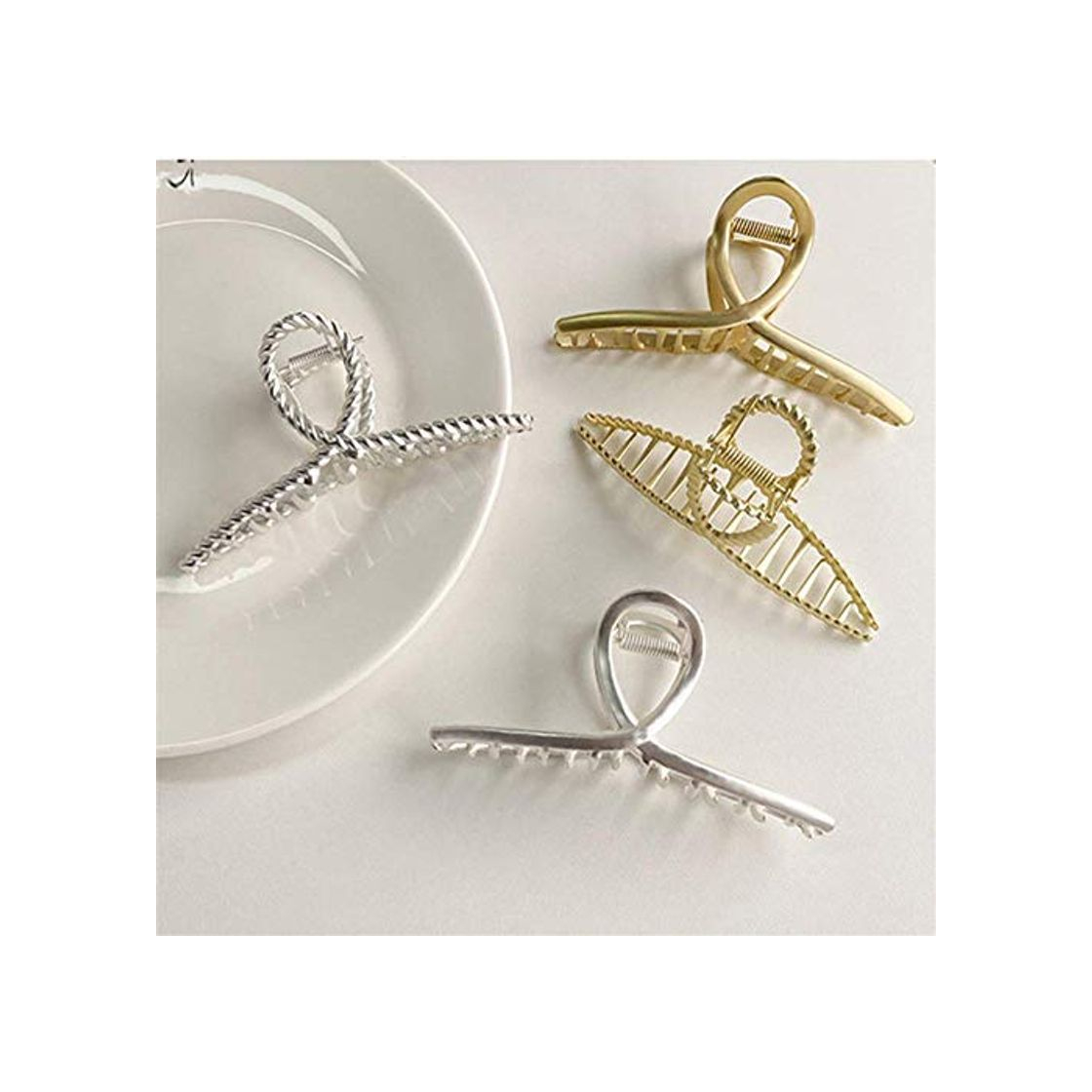 Fashion GHJYUK 4PCS Hollow Hair Catch for Fixing Hair