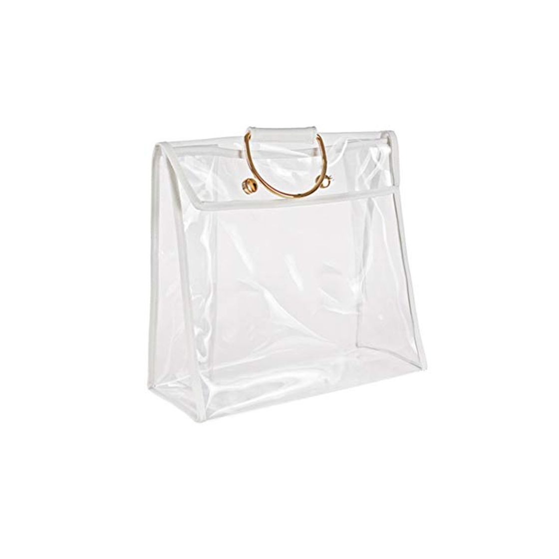 Product TOPBATHY Multifunction Clear Chain Tote Dust-Proof Storage Bag Organizers Woman Transparent Handbag