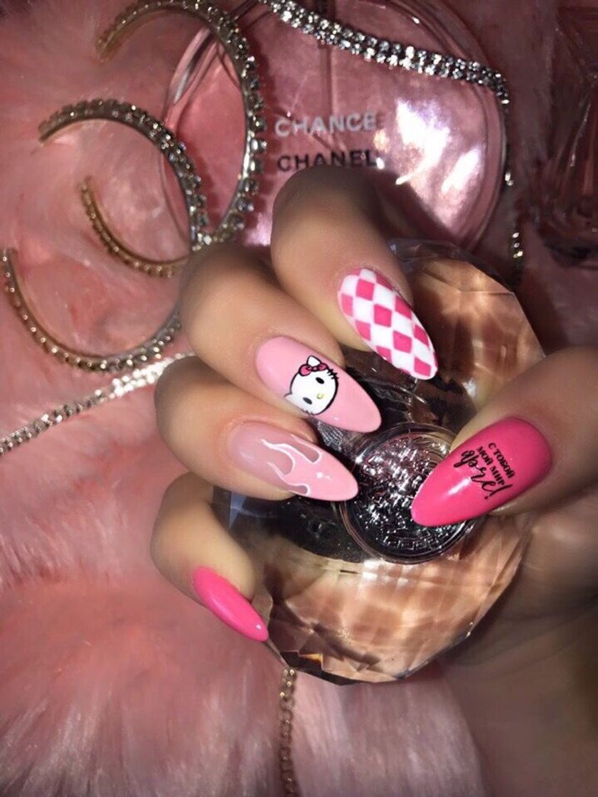 Fashion Hello kitty nails