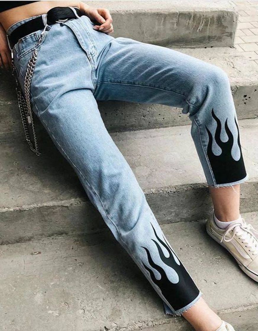 Fashion Diy calça jeans 