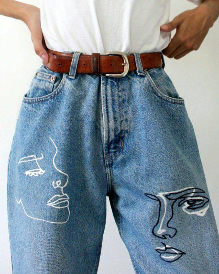 Fashion Diy calça jeans 