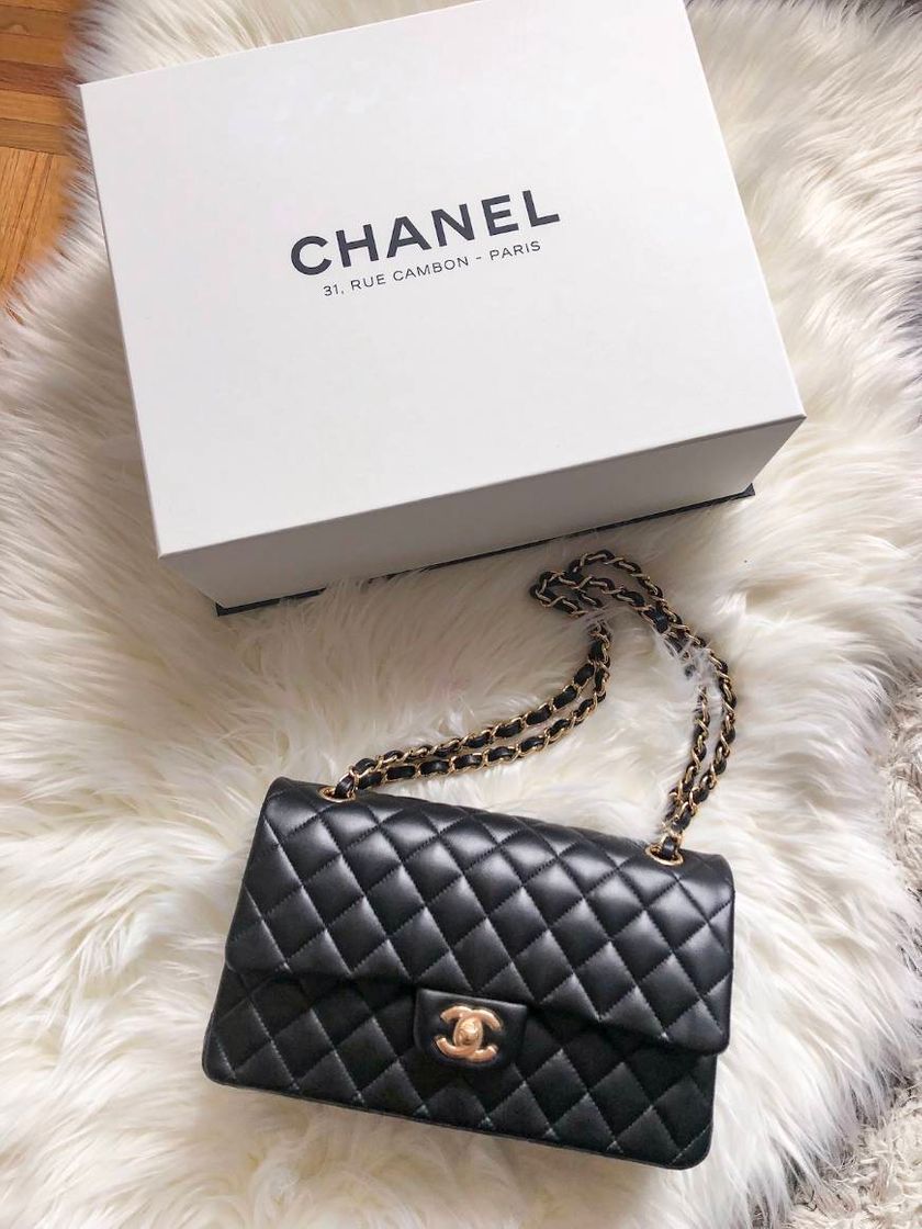 Moda CHANEL classic flap bag black