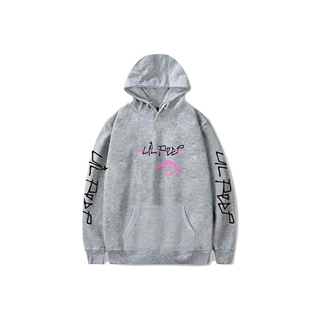 Fashion Sudadera con Capucha y Estampado de Moda Unisex de Lil Peep Suéter de Cuello Redondo con Capucha Pullover Rapero de Hip Hop