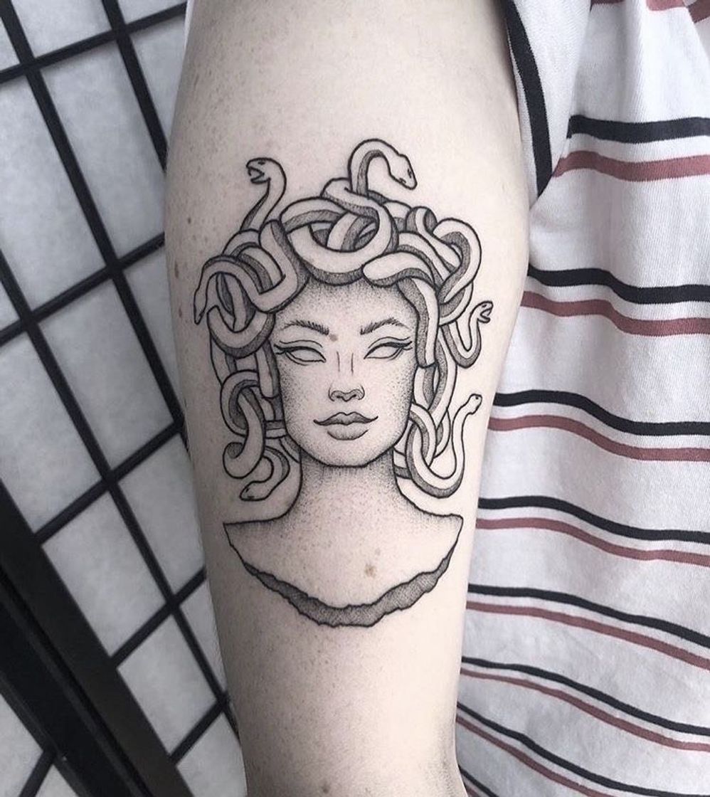 Fashion Tatuagem medusa 🐍