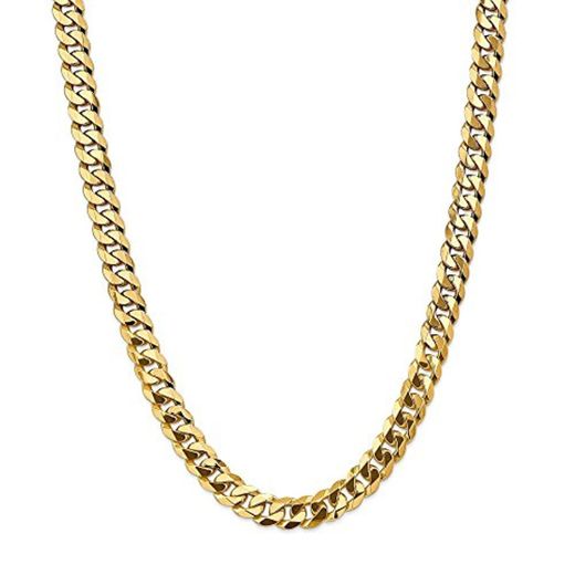 Leslie's - Collar de cadena de oro amarillo de 14 quilates