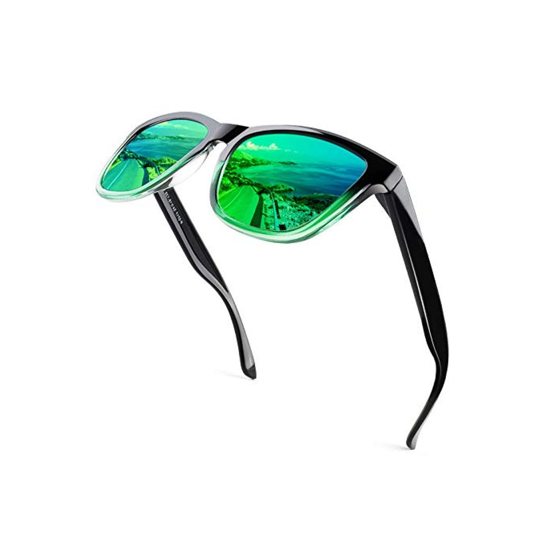 Moda CGID Gafas de Sol Polarizadas Hombre y Mujer Retro Deportivos 80's Ultra Light Protección UV400 MJ17