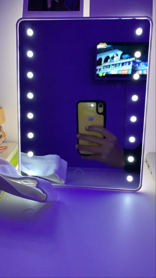 Product WEILY Espejo de Maquillaje Iluminado Espejo de la vanidad con la ampliación