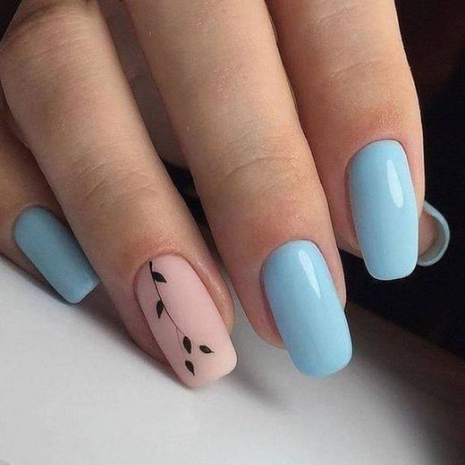 Nail básica 💗💙