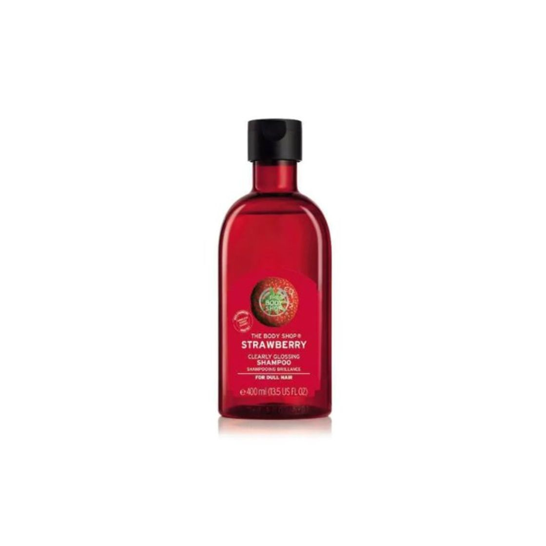 Products Champú brillante The Body Shop Strawberry Clearly de 400 ml