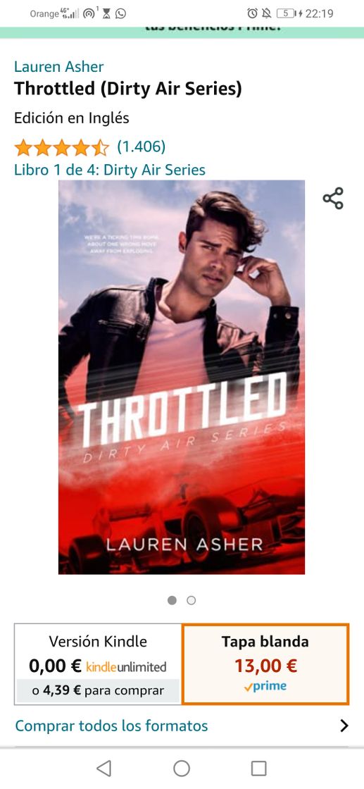 Libro Throttled -Lauren Asher