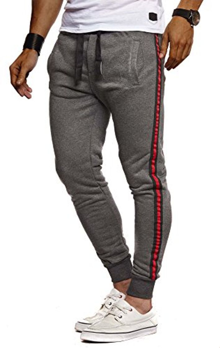 Moda Leif Nelson Hombres pantalón Chándal Deportivos LN