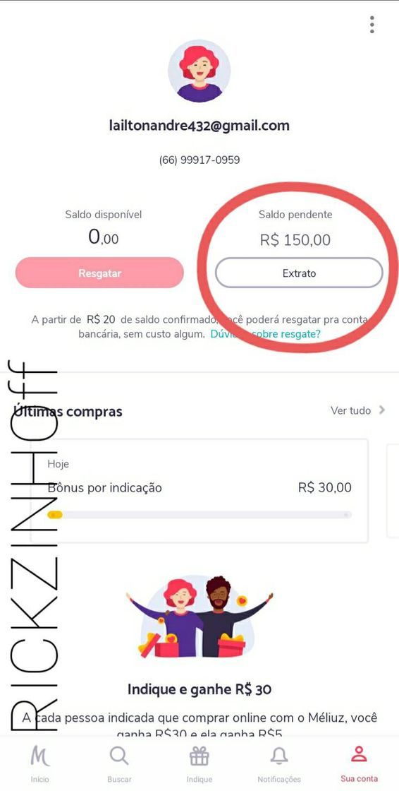 Moda Aplicativo para ganhar dinheiro fácil 