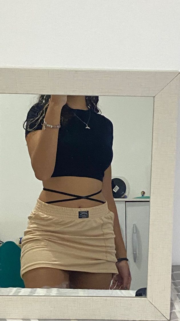 Moda Saia e cropped Paty!