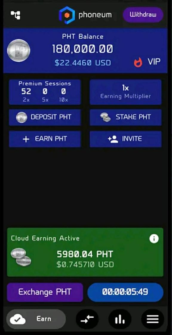 Social PHP phoneum criptomoneda