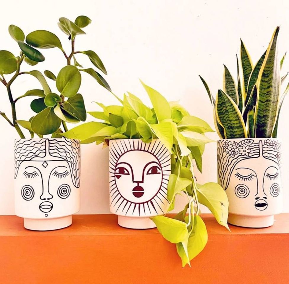 Product Oona Kaya Face Pot by Justina Blakeney

