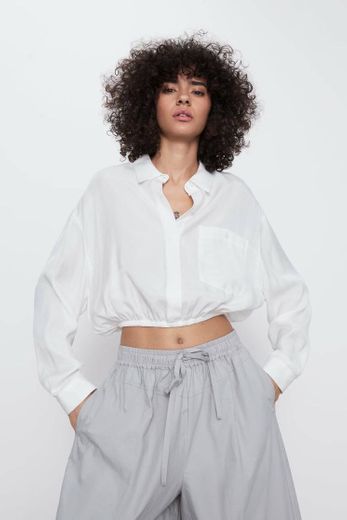 CAMISA CROPPED | ZARA Brasil