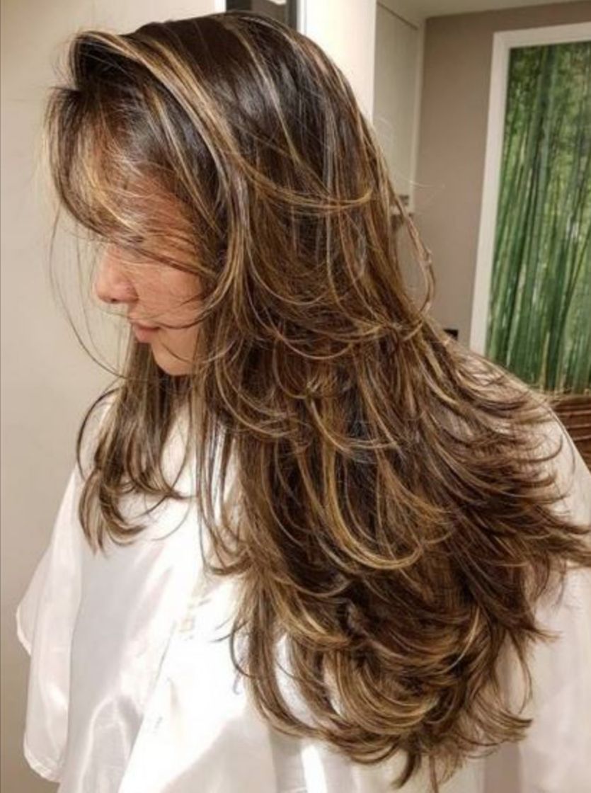 Fashion Cabelo repicado 