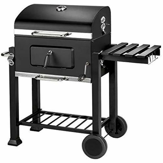 TecTake Barbacoa Barbecue Grill con Carbón Vegetal Parrilla Fumador - Varios Modelos