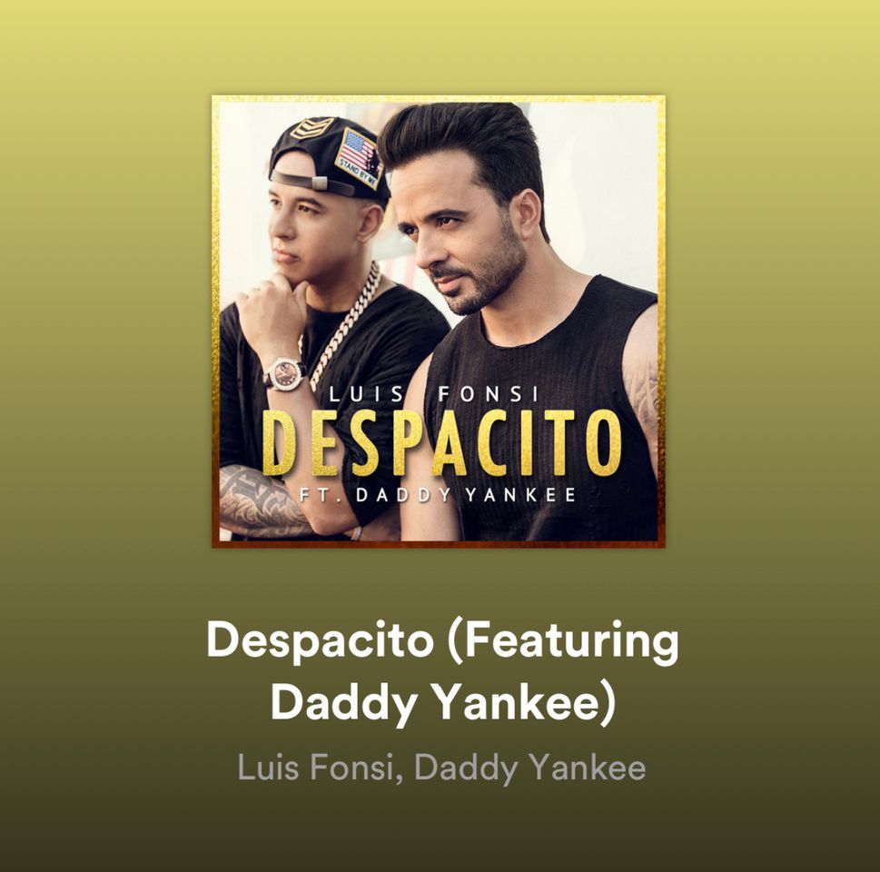 Canción Despacito 