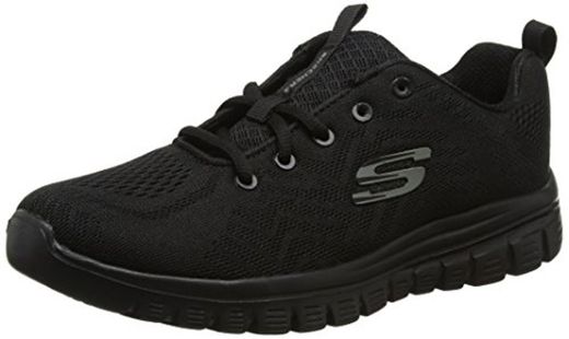 Skechers Graceful-Get Connected, Zapatillas Mujer, Negro