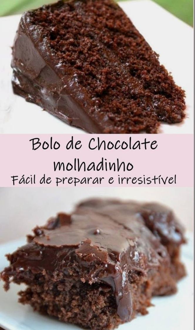 Moda BOLO DE CHOCOLATE MOLHADINHO