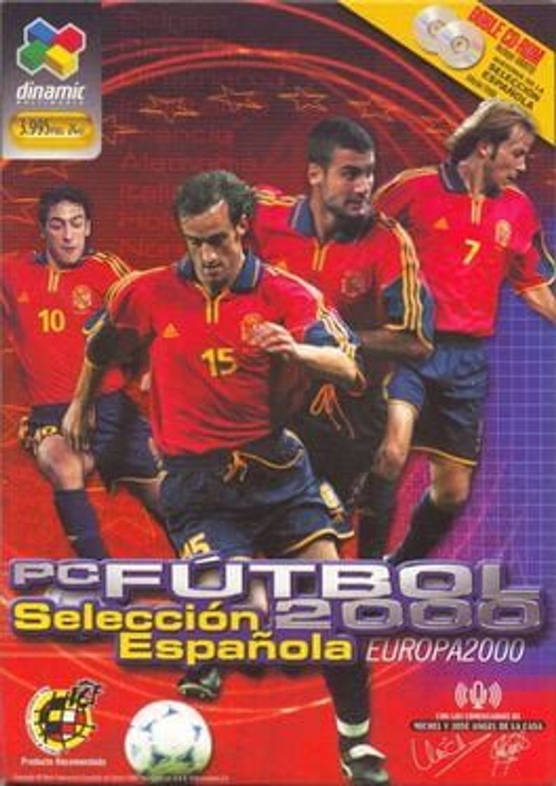 Videogames PC Fútbol Selección Española Europa 2000