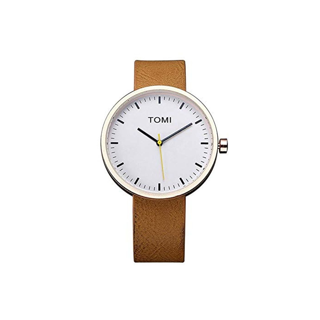 Moda TOMI - Reloj de cuarzo clásico para hombre