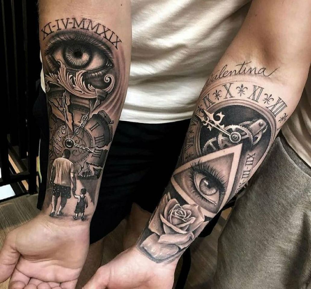 Moda Tatuagem com o marido