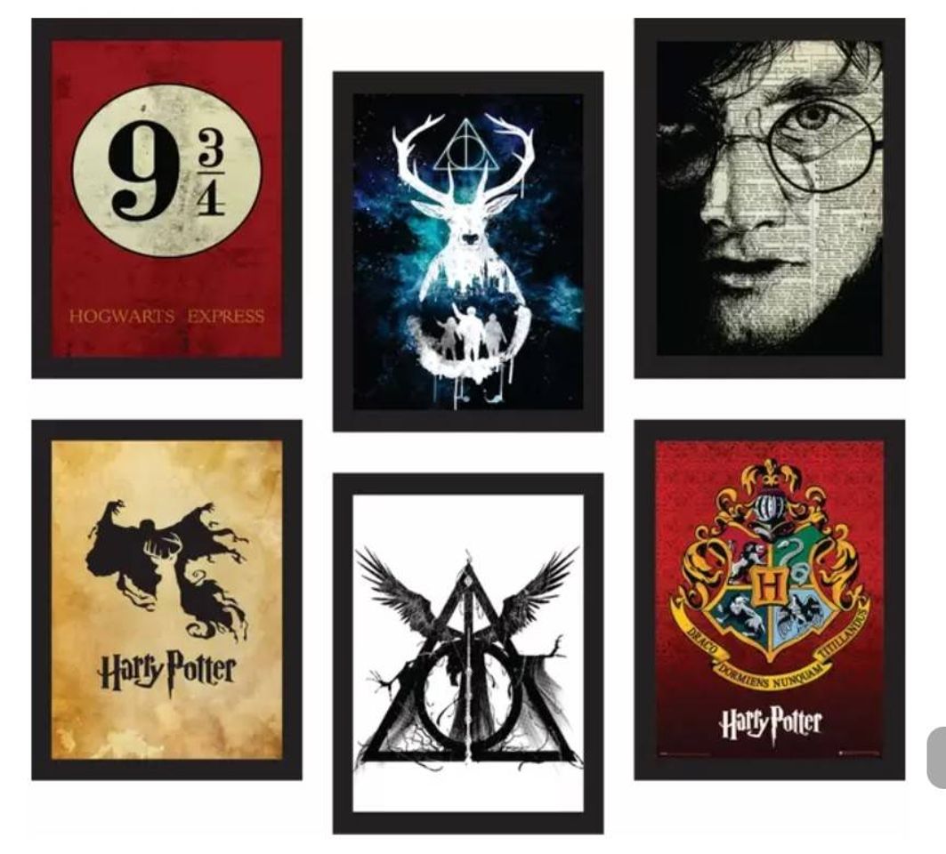 Producto Kit 6 quadros do Harry Potter 